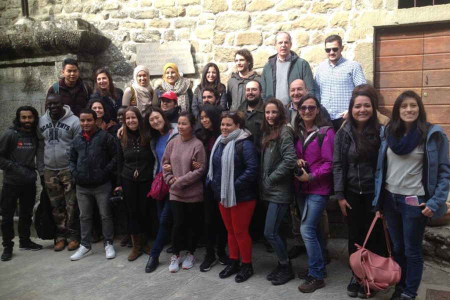 Gli studenti del Master in Agricultural Heritage Systems in visita all’Ecomuseo della Castagna, nel comune di Ortignano Raggiolo